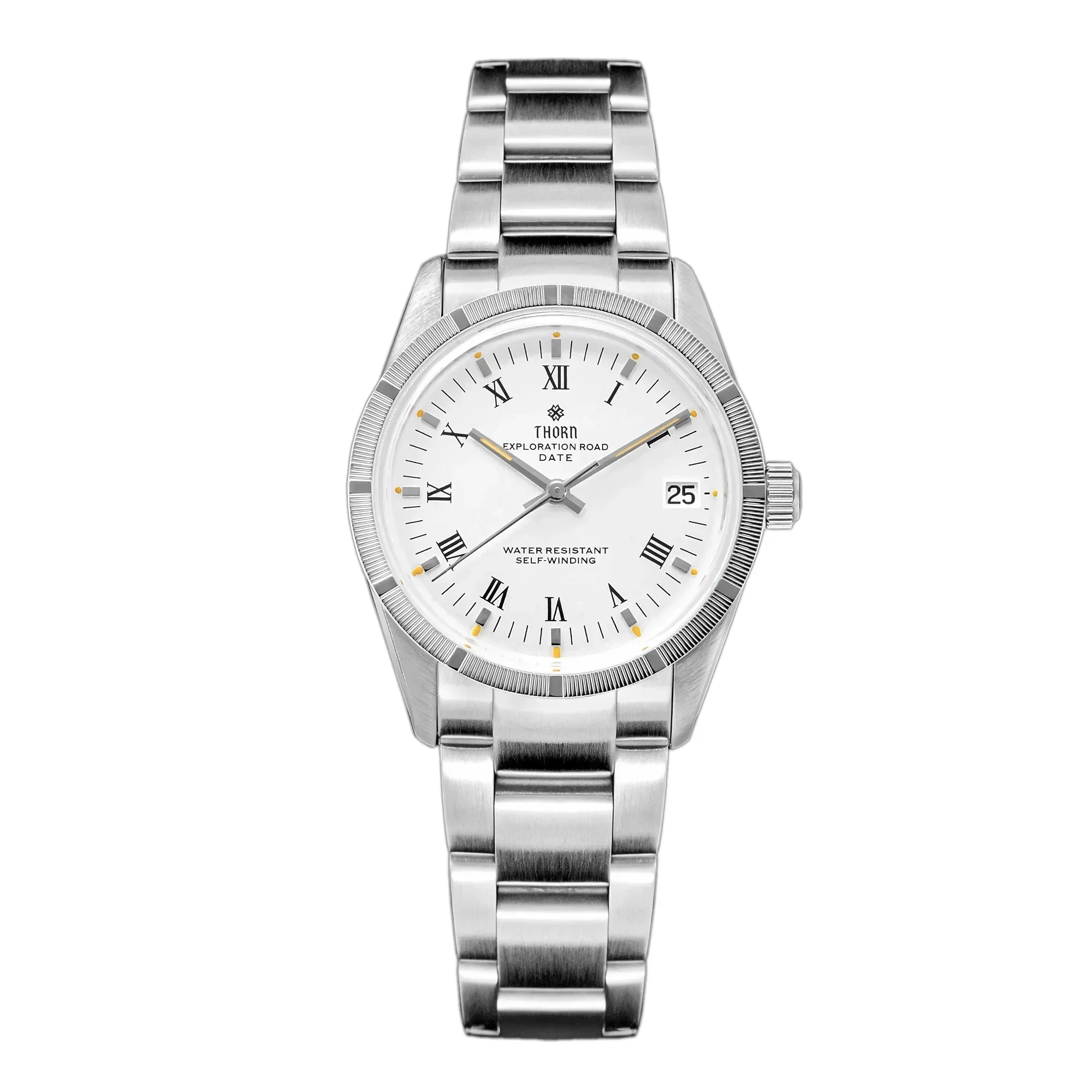 Seiko Watch Presage - THORN T004 34mm 레트로 남성용 시계