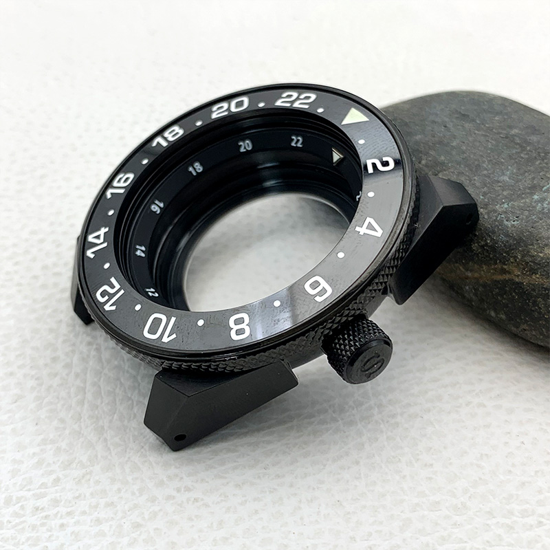 Citizen Watch Tsuyosa - MOD 블랙 킹 사무라이 케이스, NH34
