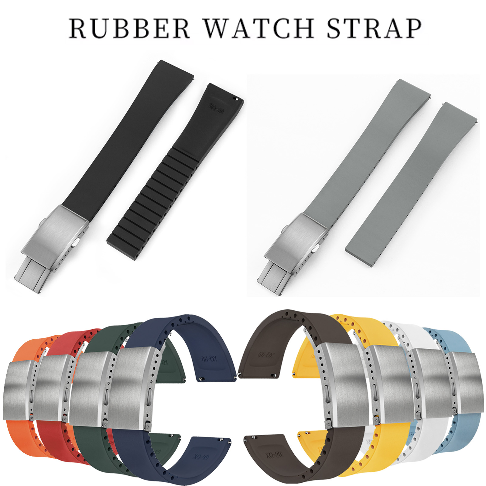 Suede Strap Watch - 새로운 디자인 CTS 불소 고무 시계