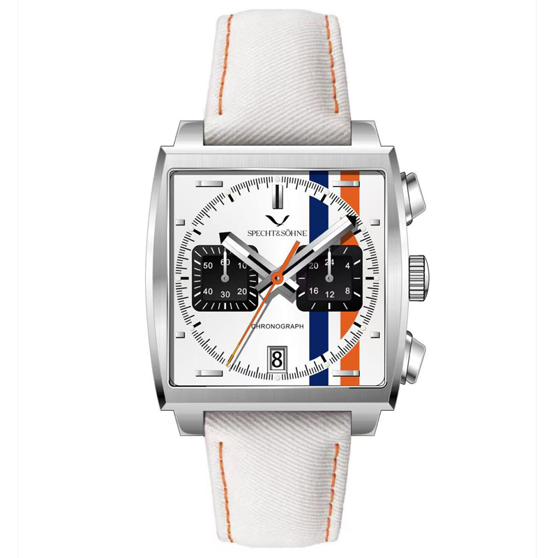 Leather Watch Band Men - Specht&Sohne 새로운 도착 일본 VK64 크로노