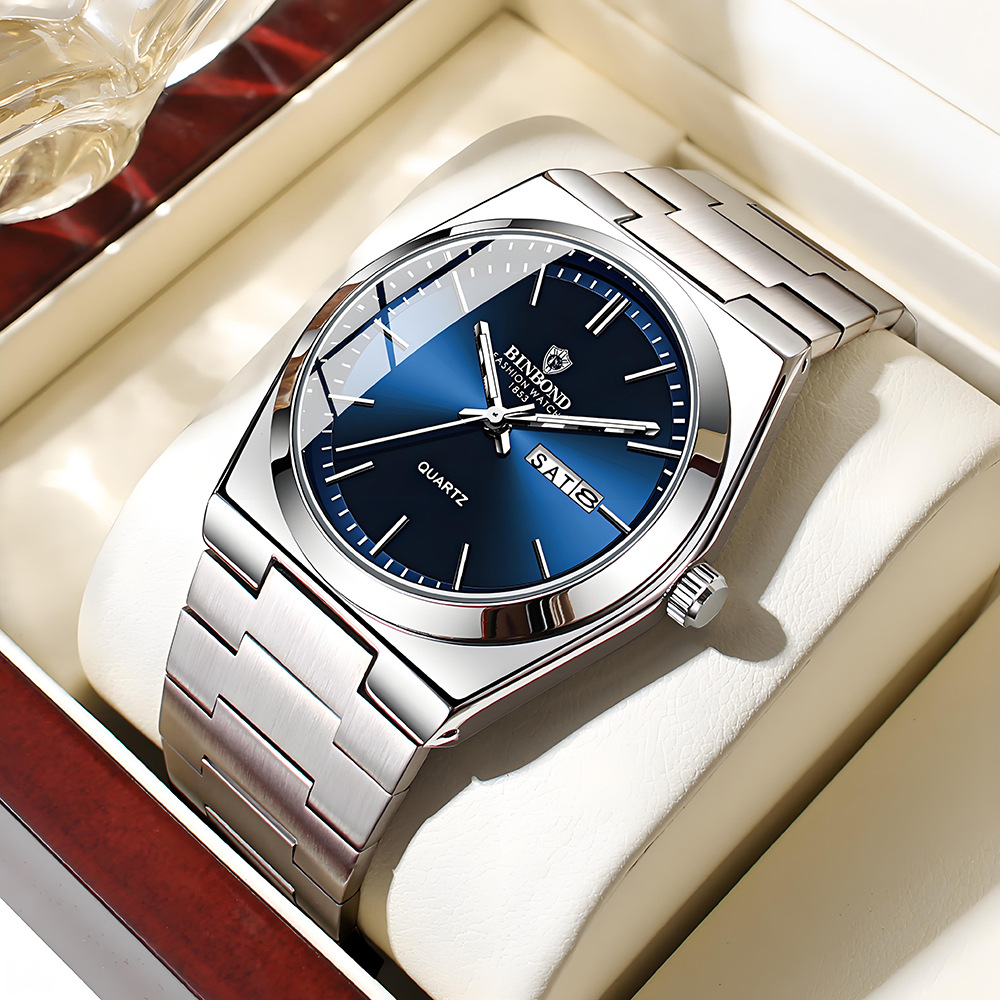 빈본드 정품 남성용 시계, 고급 스테인리스 스틸, 이중 - Rolex Watch Datejust 리뷰 및 가격
