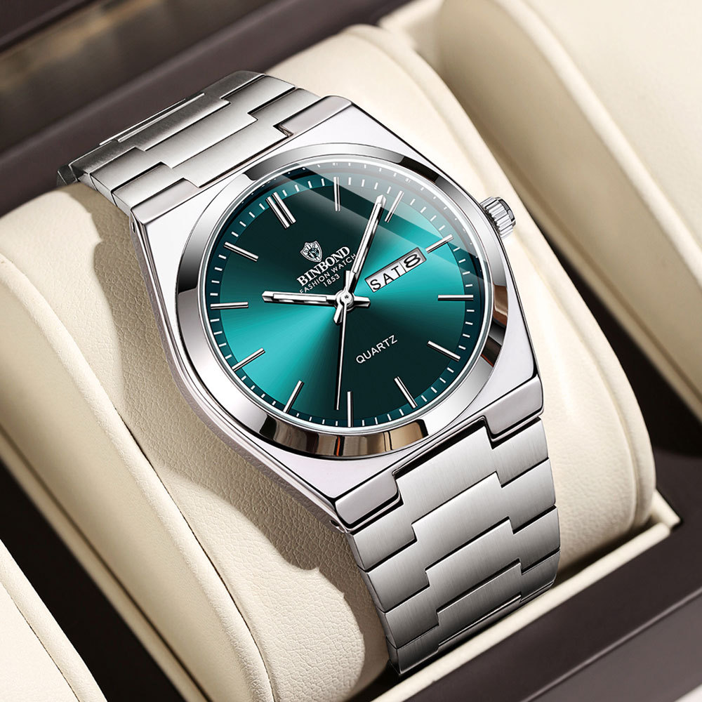 빈본드 정품 남성용 시계, 고급 스테인리스 스틸, 이중 - Rolex Watch Datejust 리뷰 및 가격