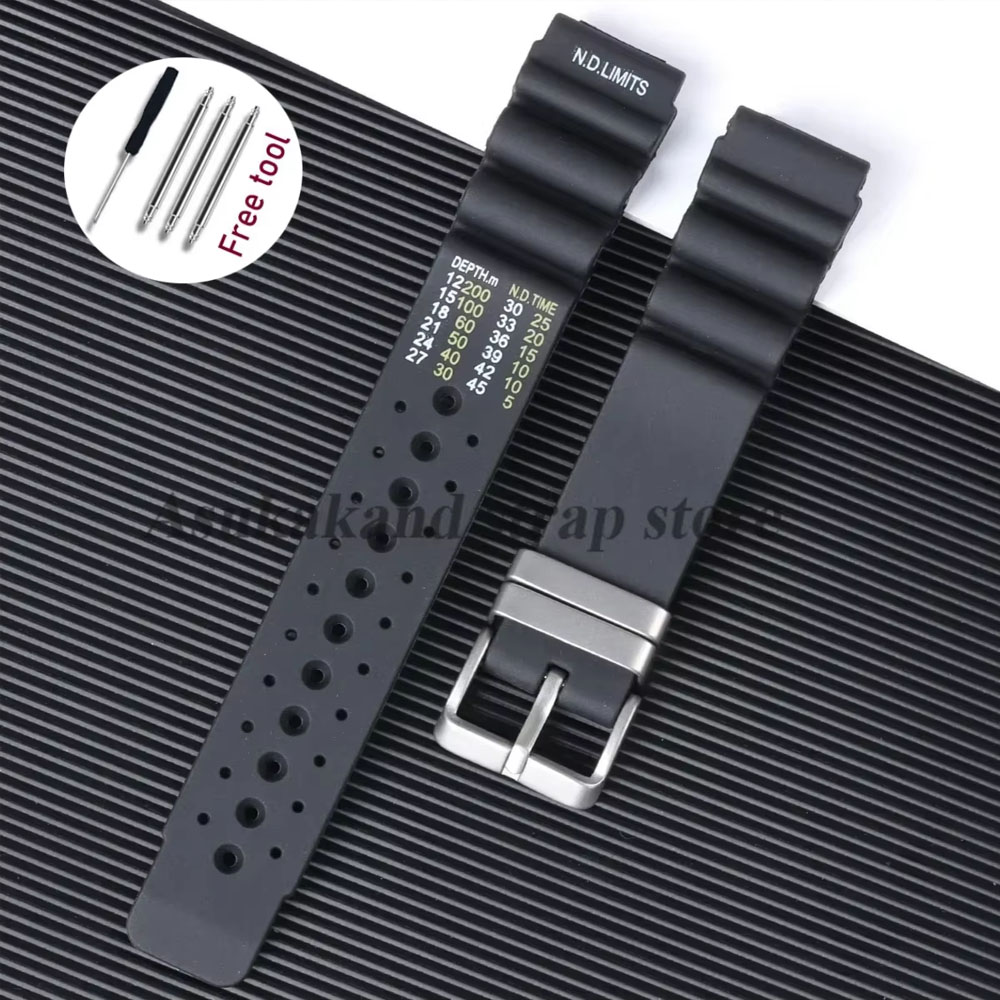 ND 리미츠 다이버 실리콘 스트랩 시계줄 20mm 22 - Citizen Watch Promaster 리뷰 및 가격
