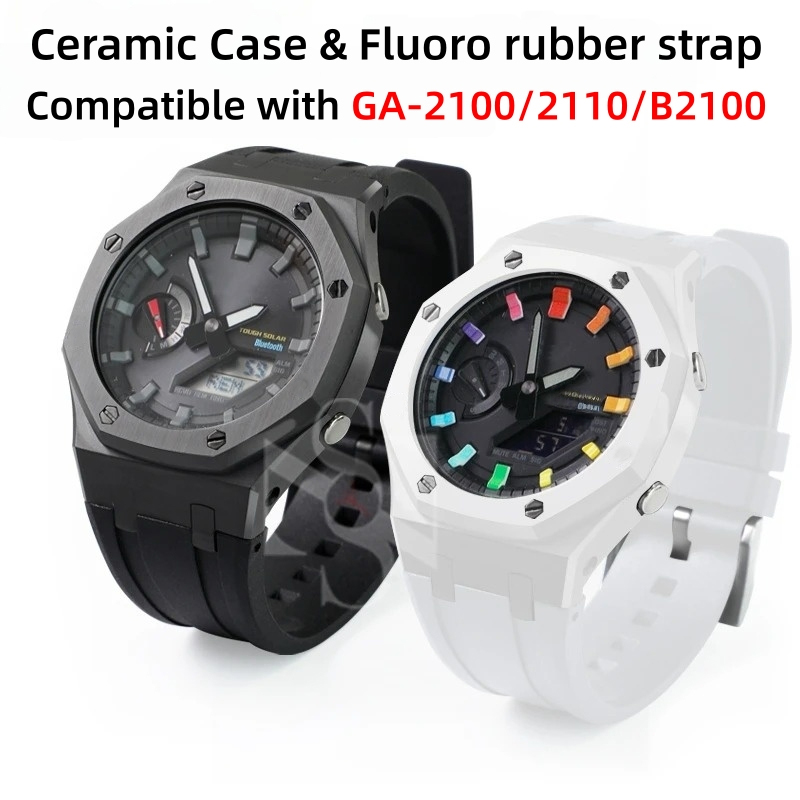 2100 모드 키트 세라믹 시계 케이스 키트(나일론 및 - Casio Watch G-Shock Ga-2100 리뷰 및 가격