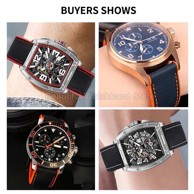 남성용 불소고무 실리콘 시계 스트랩 플랫 인터페이스 오 - Citizen Watch Promaster 리뷰 및 가격