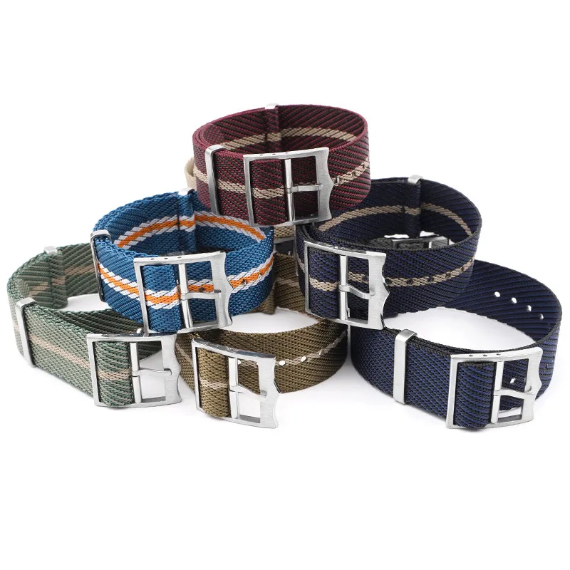 20mm 22mm 직조 캔버스 나일론 스트랩 남자 군사 - Nato Strap Nylon 리뷰 및 가격