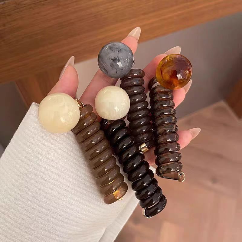 빈티지 볼 하트 스트레이트 탄성 헤어밴드 여성용 소녀용 - Silicone Band Women 리뷰 및 가격
