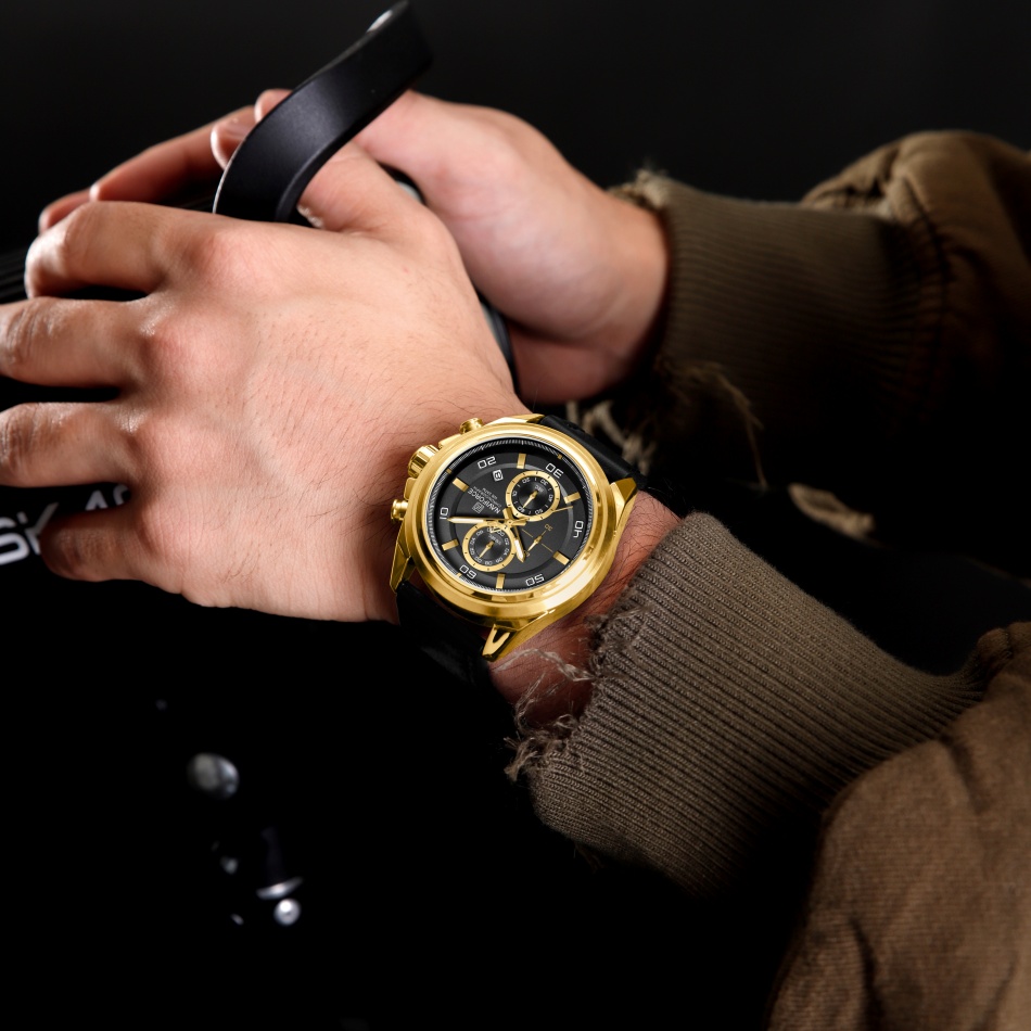 NAVIFORCE 손목 시계 정품 가죽 스트랩 합금 케 - Leather Watch Band Men 리뷰 및 가격