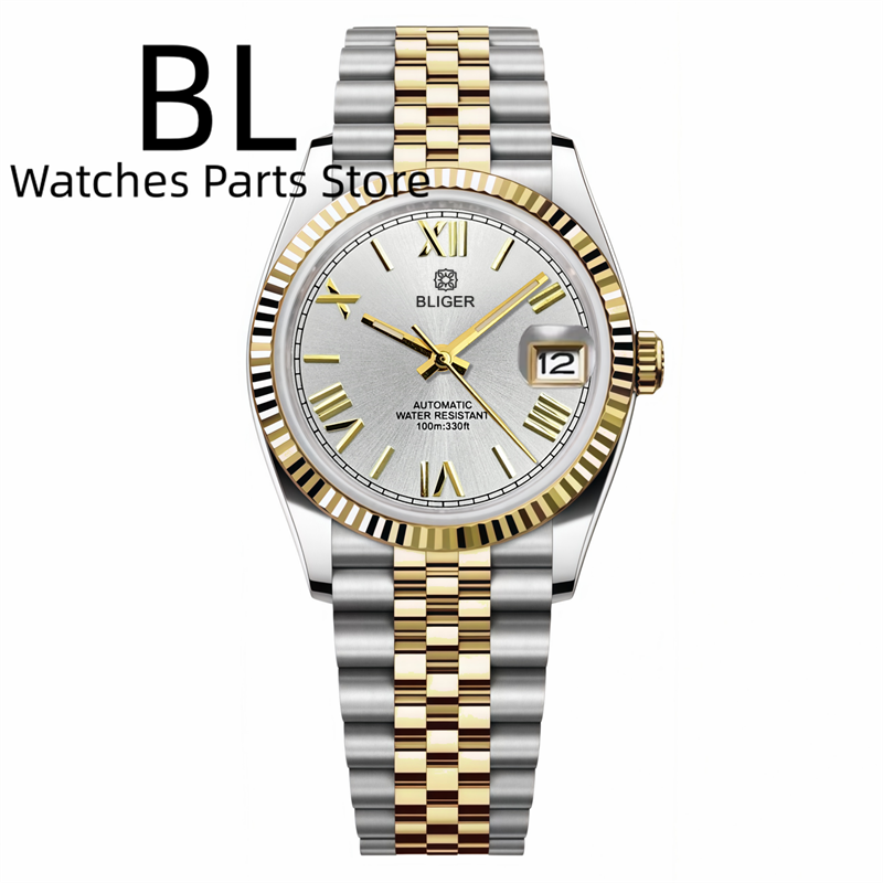 BLIGER 36mm39mm 투톤 골드 NH35 남성용 - Rolex Watch Datejust 리뷰 및 가격